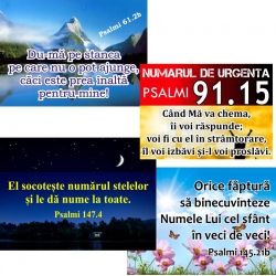 Set 4 stickere mici personalizate cu versete Biblice